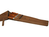Кожаный чехол Гамаюн для шампуров Финист 62 см Изображение №5